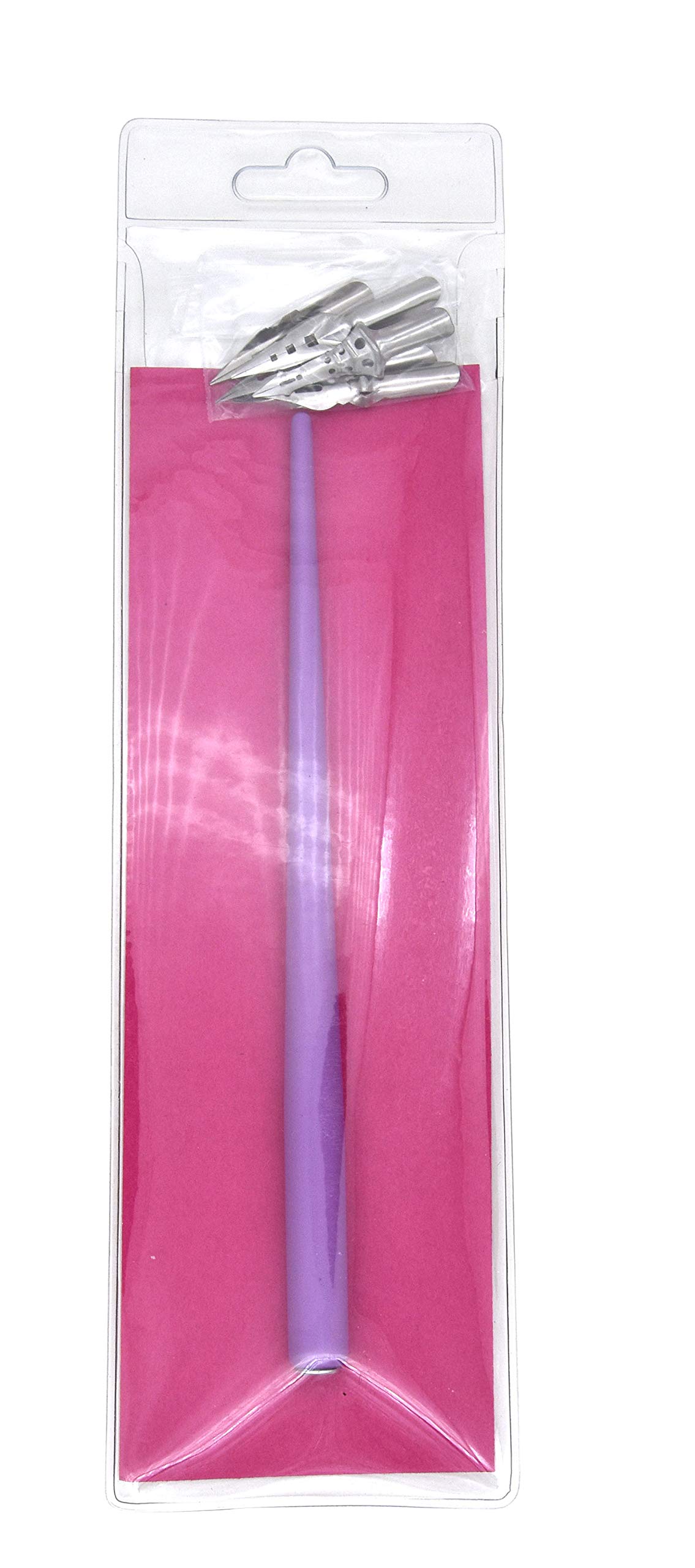 Gullor Calligraphy Dip Pens Manga Artist Cartoon Comic Drawing Painting Kit Tool with 6 Nibs, Purple - Image 3