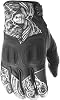 Highway 21 5884 489-00916 Vixen Womens Gloves BlackWhite Lace, XX-Large