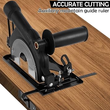 Upgraded Angle Grinder Stand, Adjustable Hand Angle Grinder Converter to Cutter Bracket, Professional Cutting Machine Woodworking Table Tool for 100-125 Angle Grinder