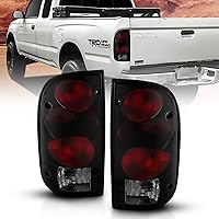 Vista 10 de AmeriLite juego de luces traseras de repuesto cromadas OE para Toyota Tacoma 1995-2000 con conjunto de arnés de bombilla - lado del pasajero