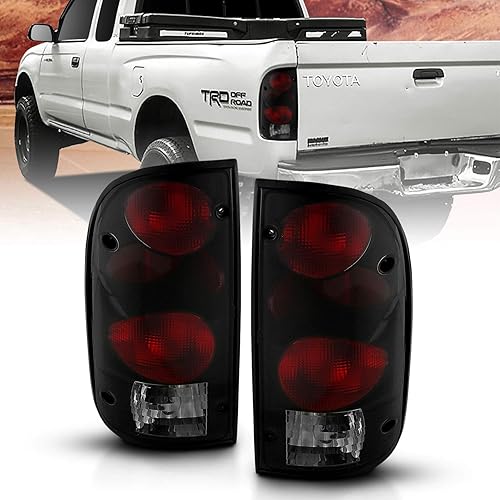 AmeriLite LED DRL luces traseras de repuesto para camioneta Toyota Tacoma 95-00 - Pasajero y lado del conductor. Correa y arnés incluidos.