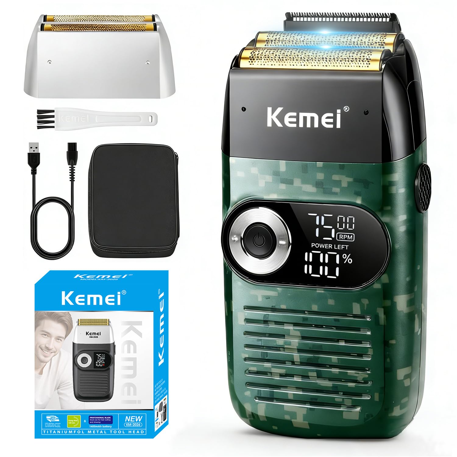 Amazon.com: KEMEI Foil Shaver Barber for Men,Electric Razor
