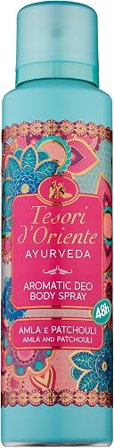 Tesori d'Oriente Ajurveda Spray Désodorisant Désodorisant Anti-Odeurs Jusqu'à 48