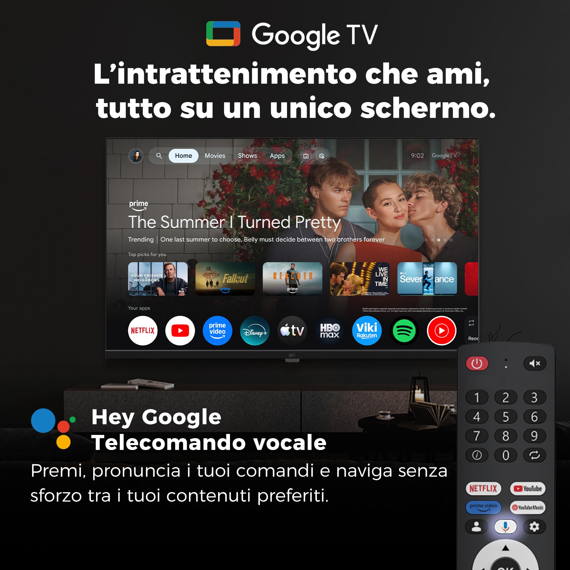 FPD Smart TV 32 Pollici HD LED Google TV - Dettaglio