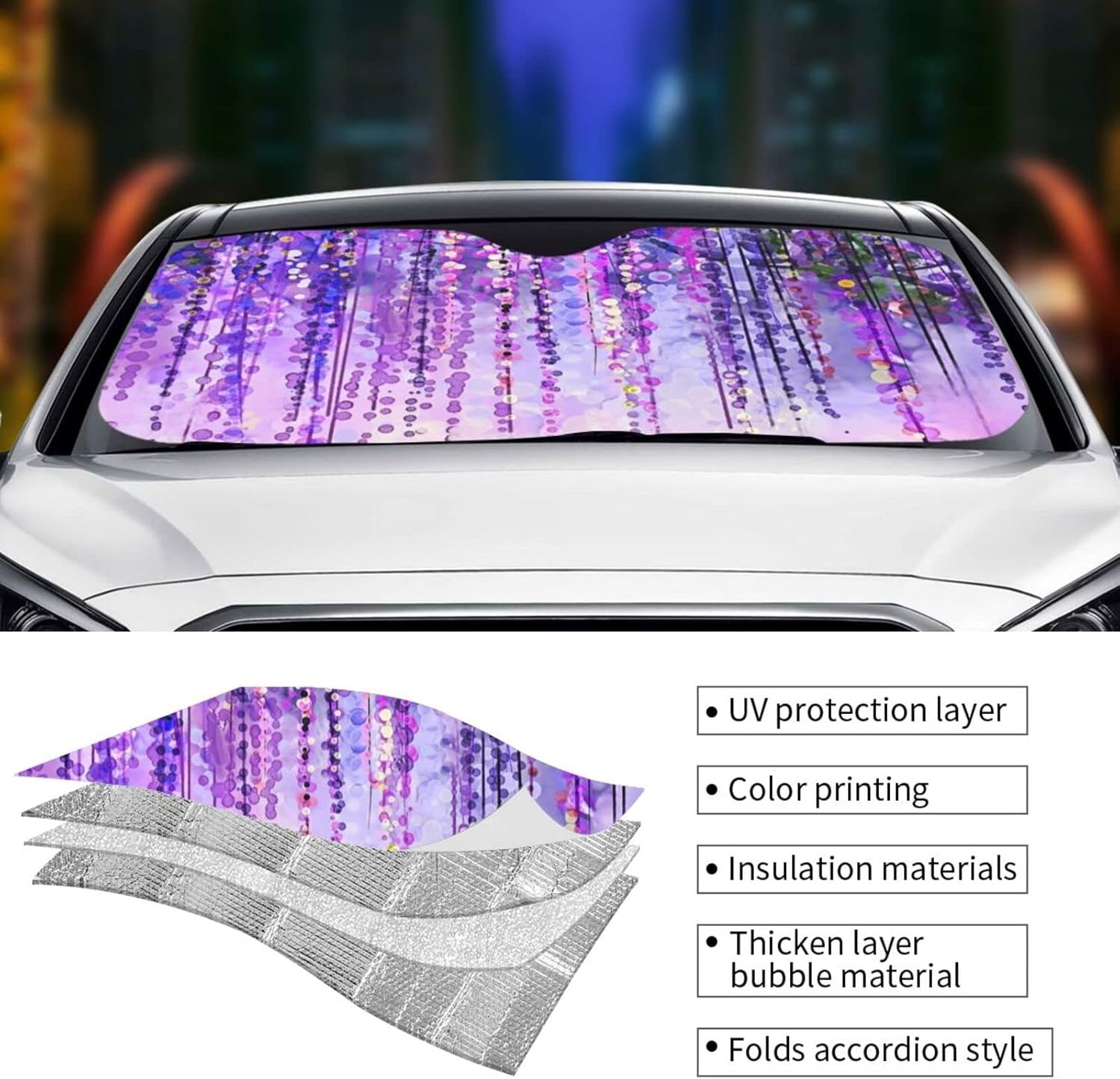Amazon サンシェード 紫の花 ラベンダーの畑 車用サンシェード カーシェード フロントガラス用 遮光 遮熱 日よけ 日焼け対策 Uvカット 車用品 フロントガラスカバー 取付け簡単 吸盤4個付 M 車 バイク 車 バイク Amazon サンシェード 紫の花 ラベンダーの畑 車用サンシェード カーシェード フロントガラス用 遮光 遮熱 日よけ 日焼け対策 Uvカット 車用品 フロントガラスカバー 取付け簡単 吸盤4個付 M 車 バイク 車 バイク
