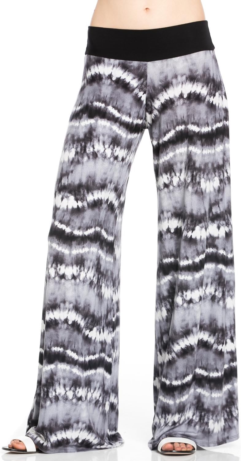 Frumos Womens Tie Dye Palazzo Pants