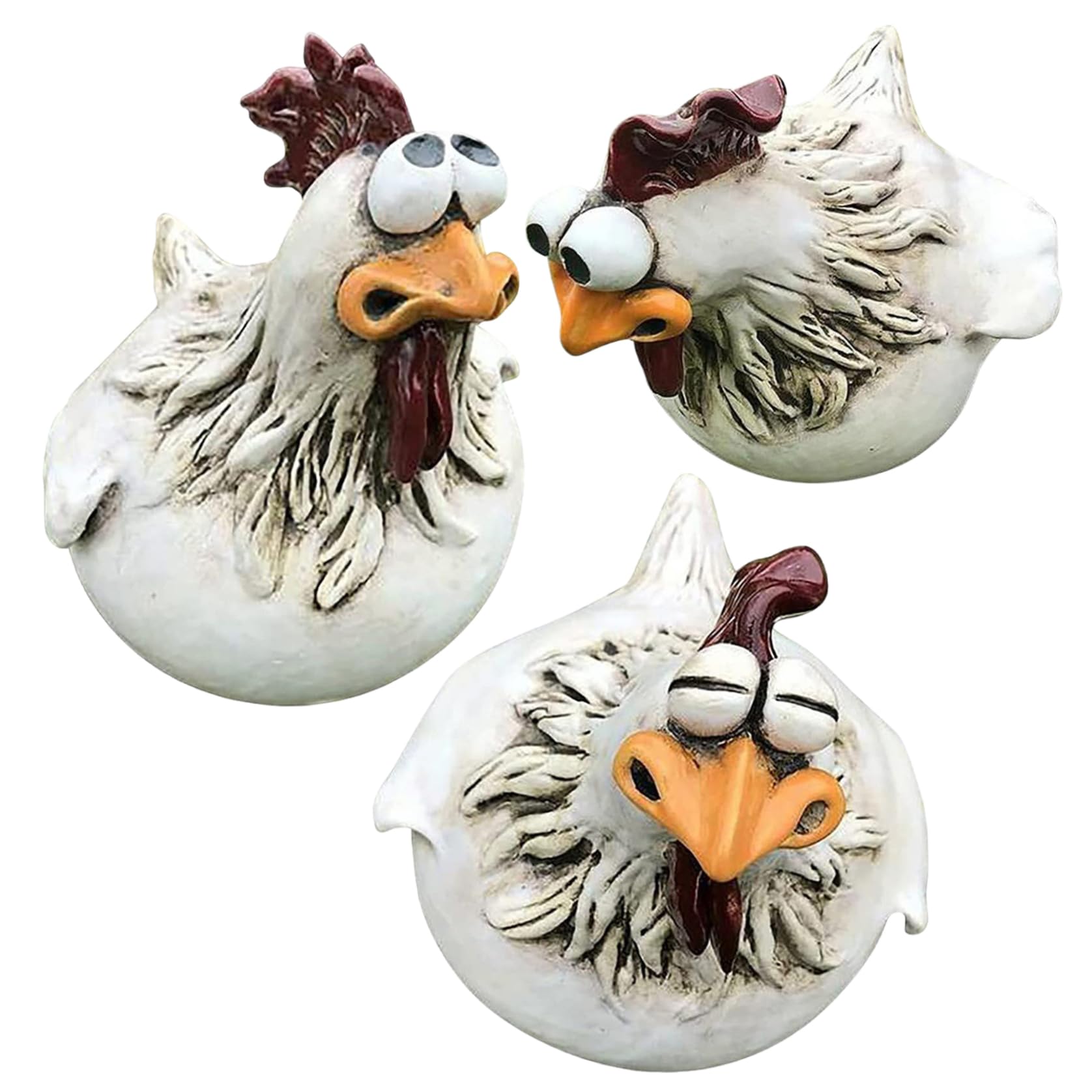 Clôture triste ? Animez votre extérieur avec 3 statues poulet mignon