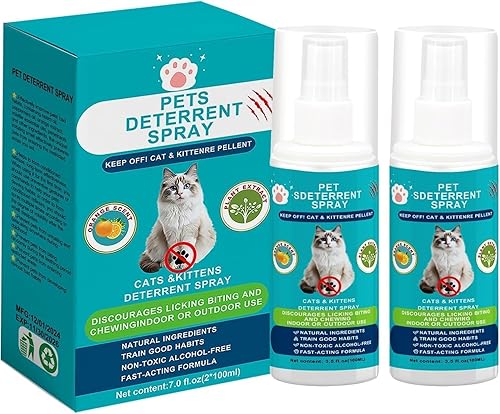 Cat Deterrent Spray, Cat Scratch Deterrent Spray for Furniture Protection,