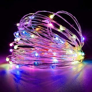 YestBuy Colorful Battery Operated String Lights,106 LED 17ft/5.3m Decorative Copper Wire Lights for Cupcake Stand, Decorat... Price In India