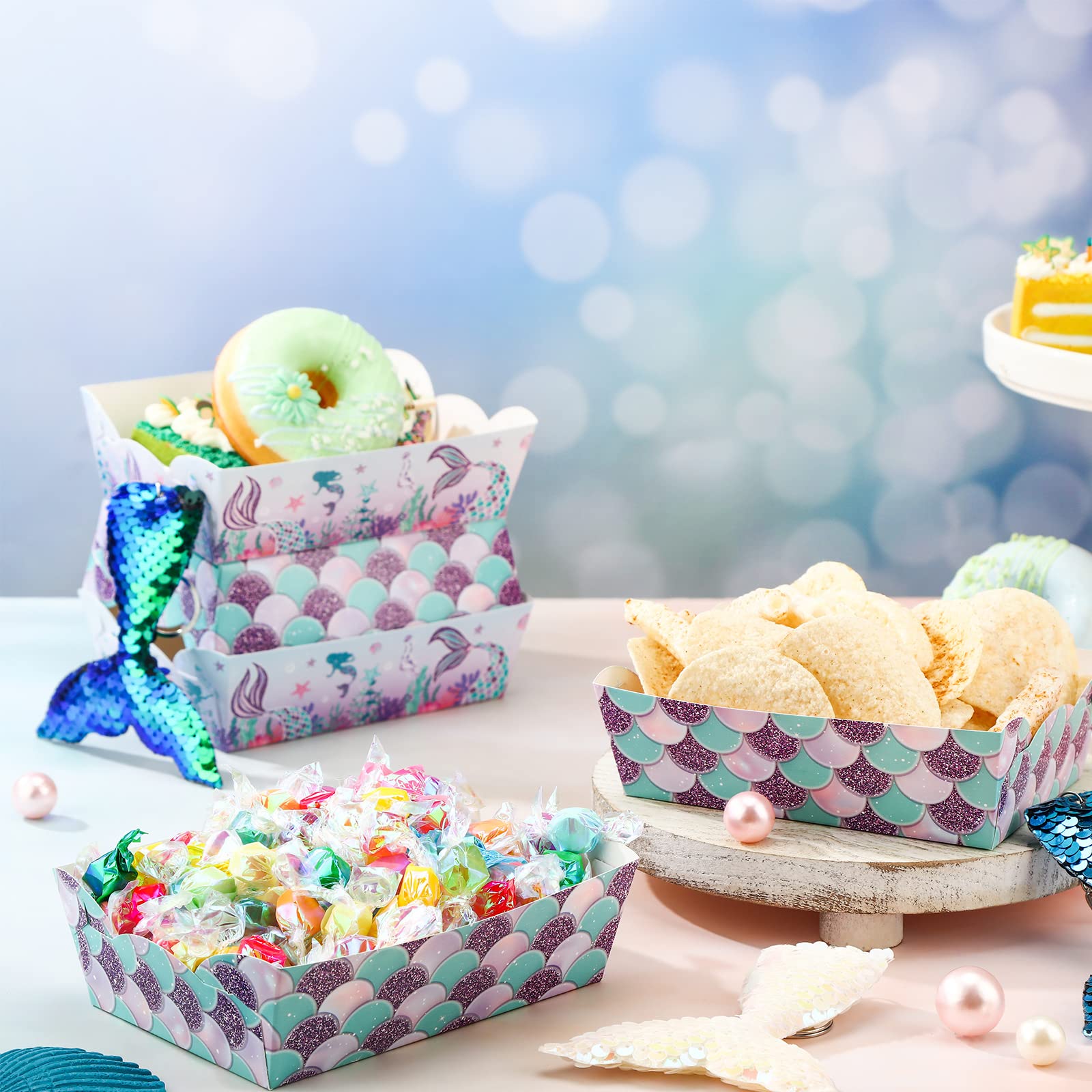 60-Pc Pastel Halloween Ghost Paper Food Trays – Disposable, Grease Resistant, For Nachos, Hot Dogs & Party Snacks