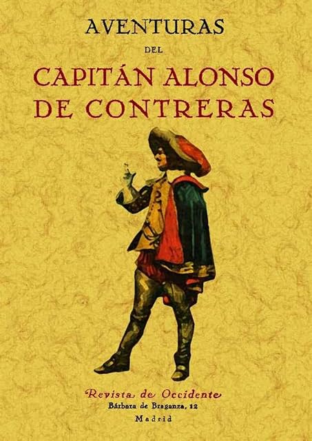 Portada de Aventuras del Capitan Alonso de Contreras
