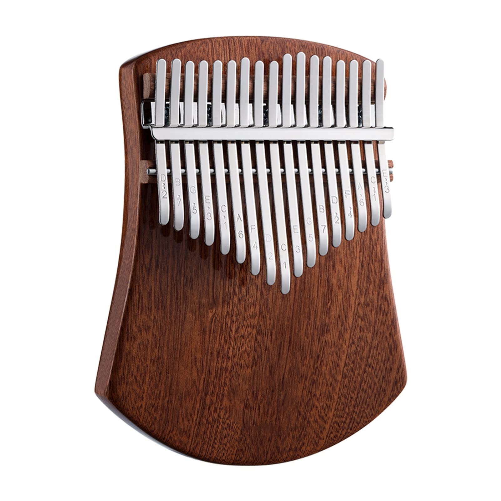 kalimba 17 Key Thumb Piano Kalimba Camphorwood C Tone (Color : Sapele wood)