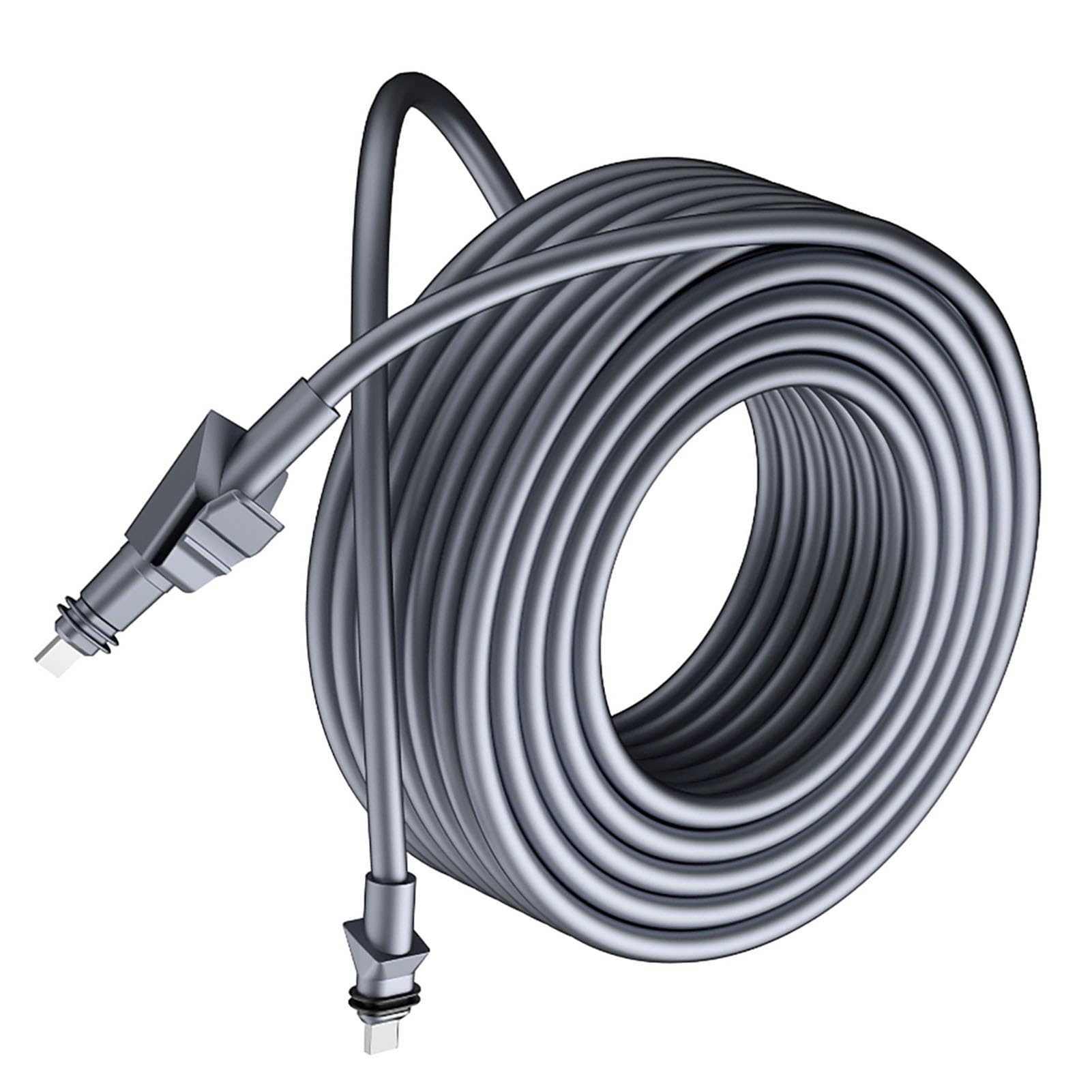 Karlak Zapasowy Kabel POE o Długości 10 M do Płaskiego, Wytrzymałego, Wodoodpornego Kabla Typu Plug and Play do Użytku w Domu z Plastikowej Miedzi Ocynowanej