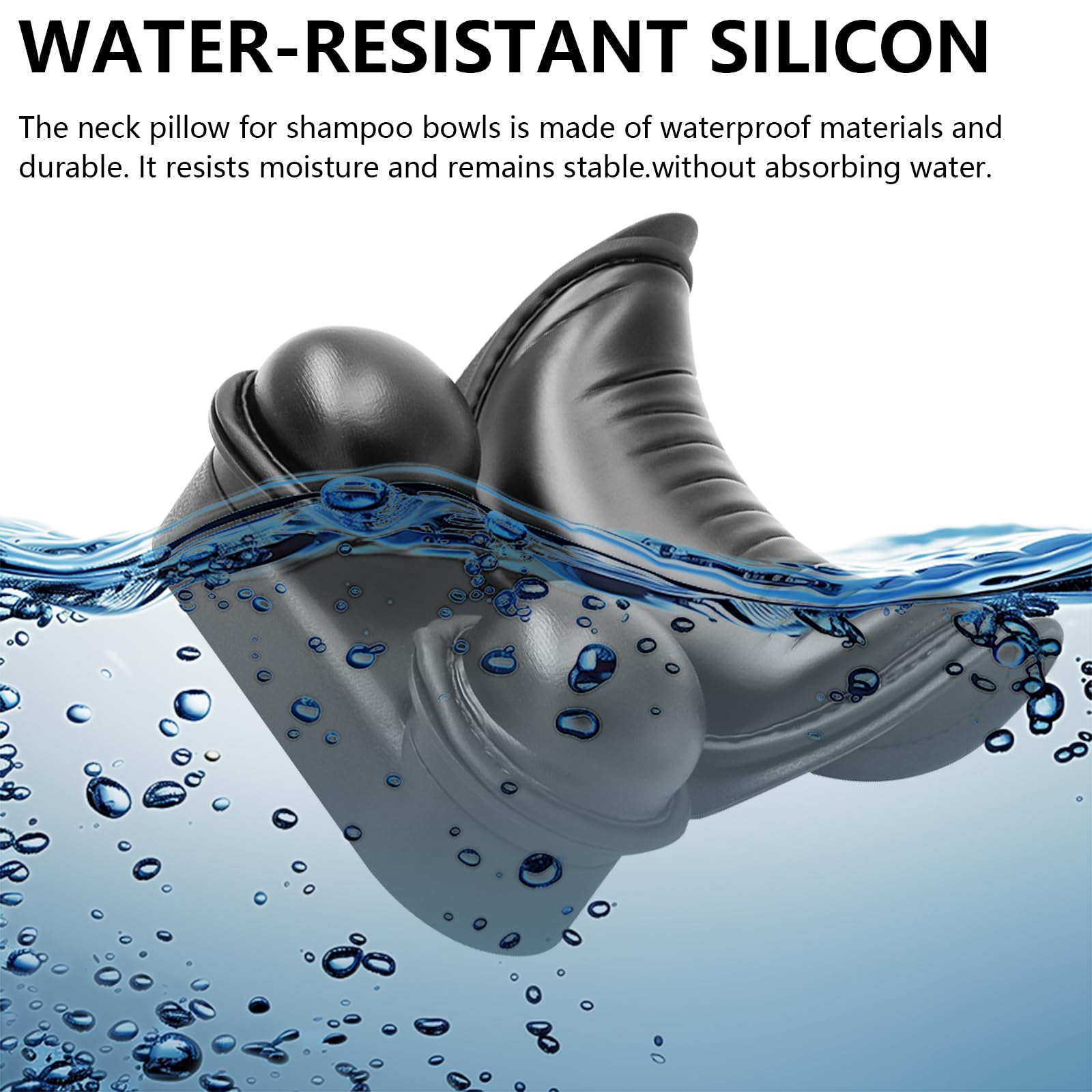 Collo Shampoo Cuscino, Poggia Collo per Lavatesta, Poggiatesta per Lavare Capelli, Shampoo Bowl Cuscino per il collo Shampoo Ciotola Cuscino per il Collo Cuscino di Sostegno del Collo del Silicone