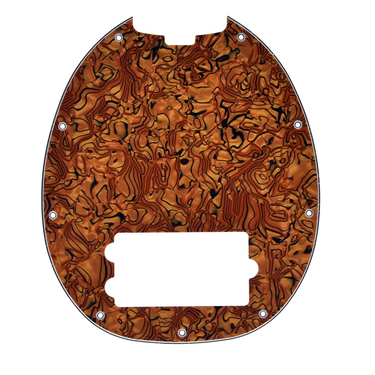Dopro Bass Pickguard Fit for Musicman classic 4 string StingRay bass models Tiger Stripe