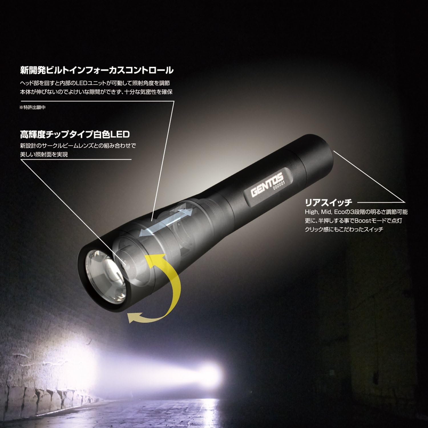 gentos G series torch GF-013DG