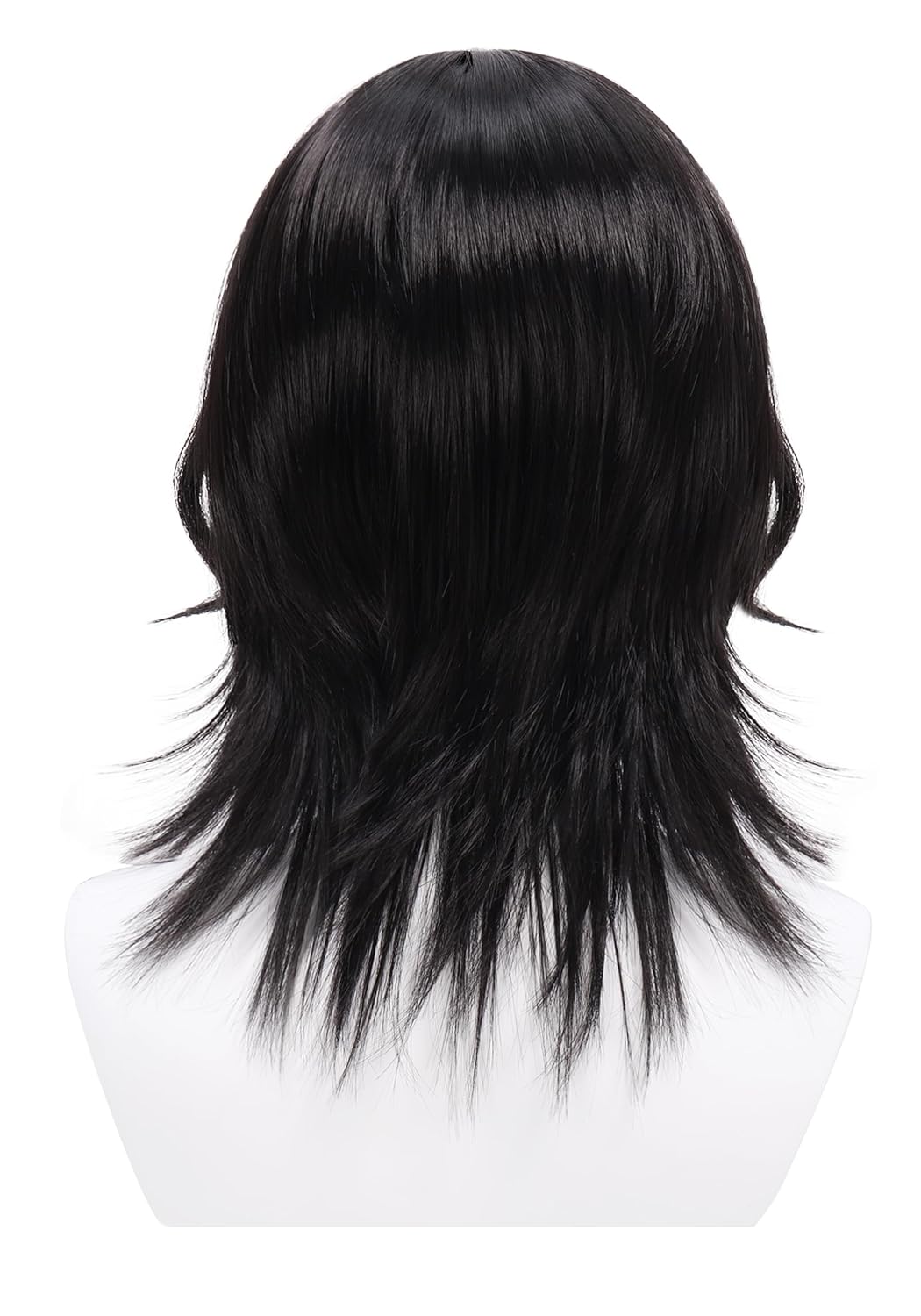 C-ZOFEK Horror Game Curly Anyaa Jimmy Daisuke Cosplay Wig Hair (Black)