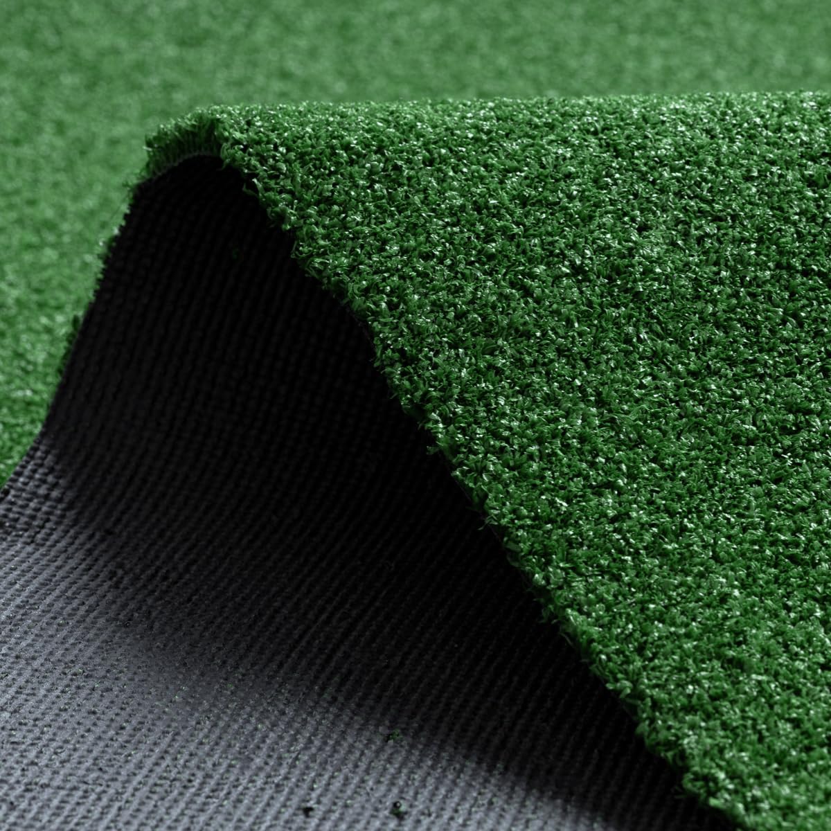 Tappeto in erba artificiale, 300 x 100 cm, spessore 7 mm, per esterni, verde, per balcone, terrazza, giardino, resistente alle intemperie e facile da pulire (4 x 300 x 100 cm)