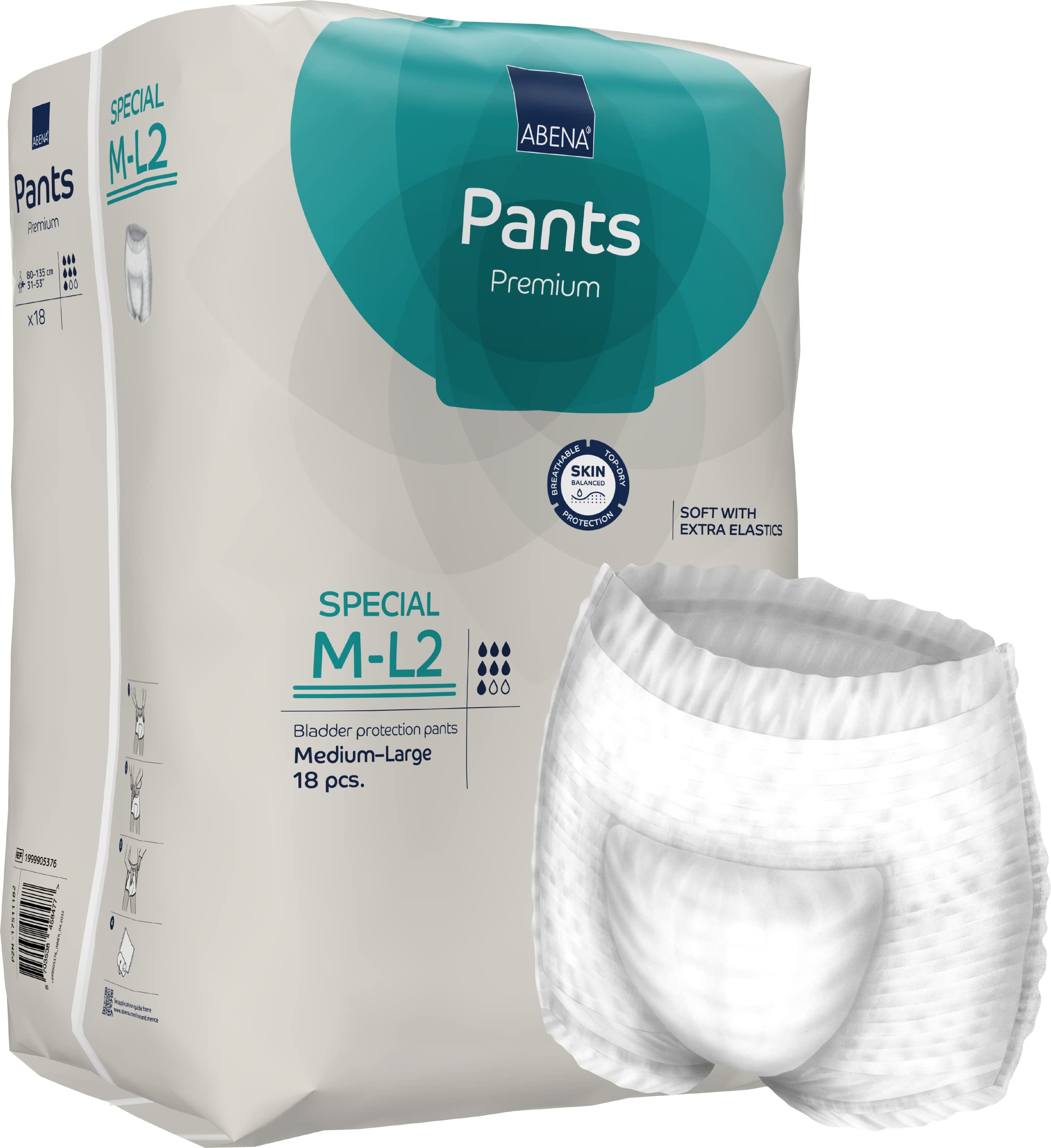 Abena Pantalon spécial M-L2