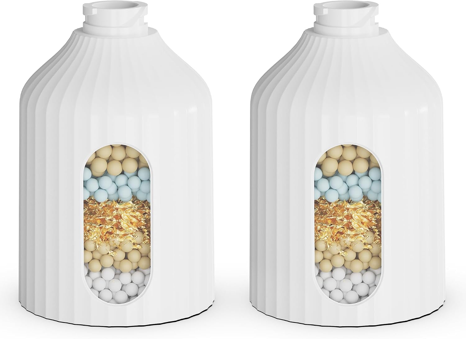 2 Pack Shower Head Filter Refill, Multi-Stage Shower Filter Replacement Cartridge is Suitable for UltrTxenova Filtered Shower Head with Handheld, Shower Head Filters for Hard Water to Remove Chlorine