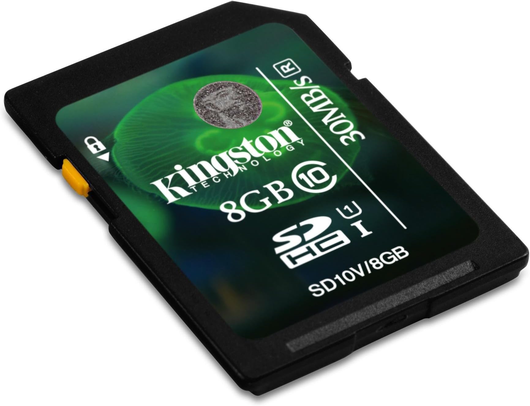 Digital 8 GB SDHC/SDXC Class 10 UHS-1 Flash Memory Card 30MB/s (SD10V/8GB)