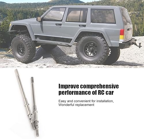 Miniatura 8 de Eje de transmisión RC, eje de transmisión del eje trasero delantero, piezas y accesorios RC eje de transmisión delantero trasero para AXIAL SCX10 II