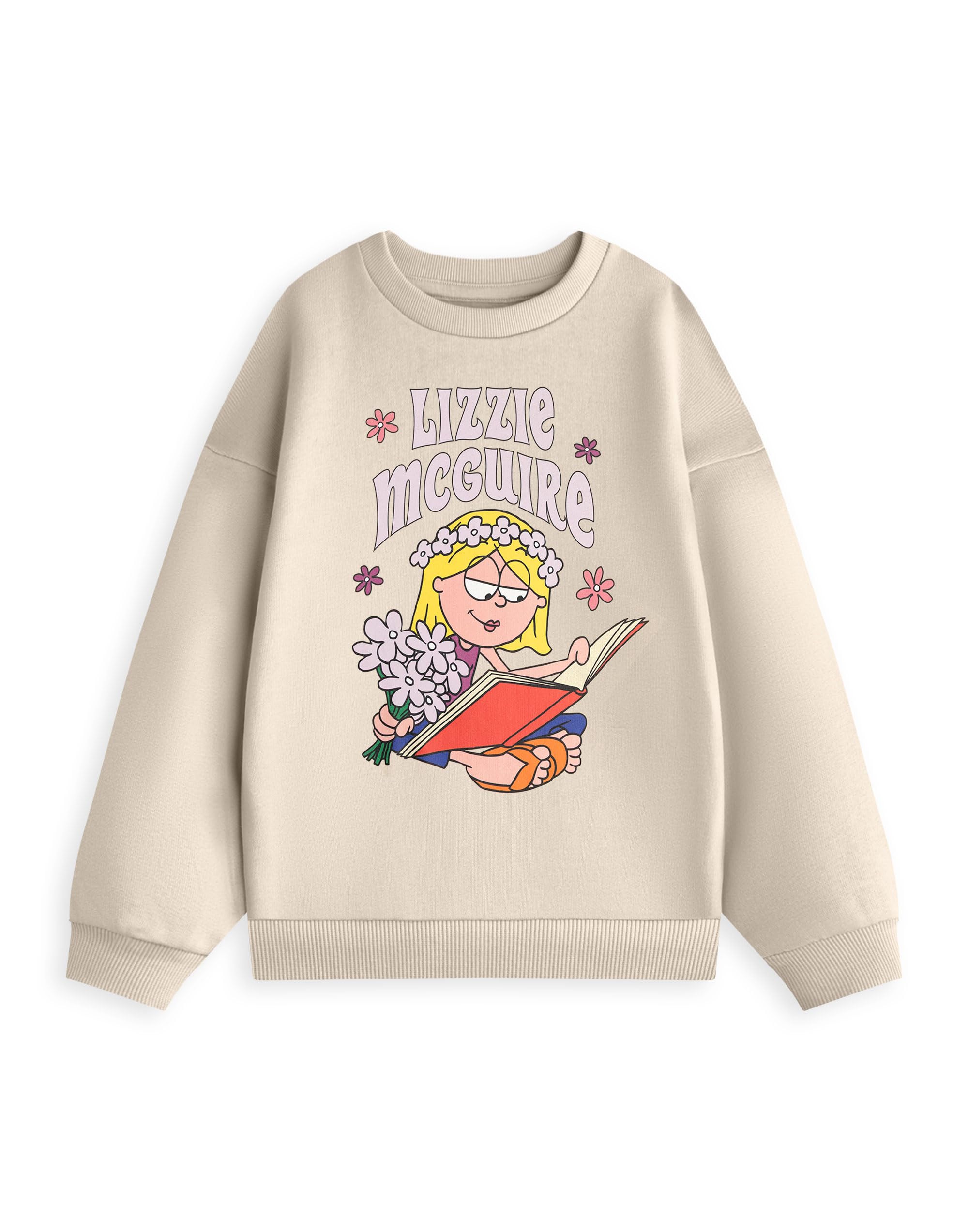 Disney Women's Beige Sweatshirt | Oatmeal | Official Merch In | Size: Medium