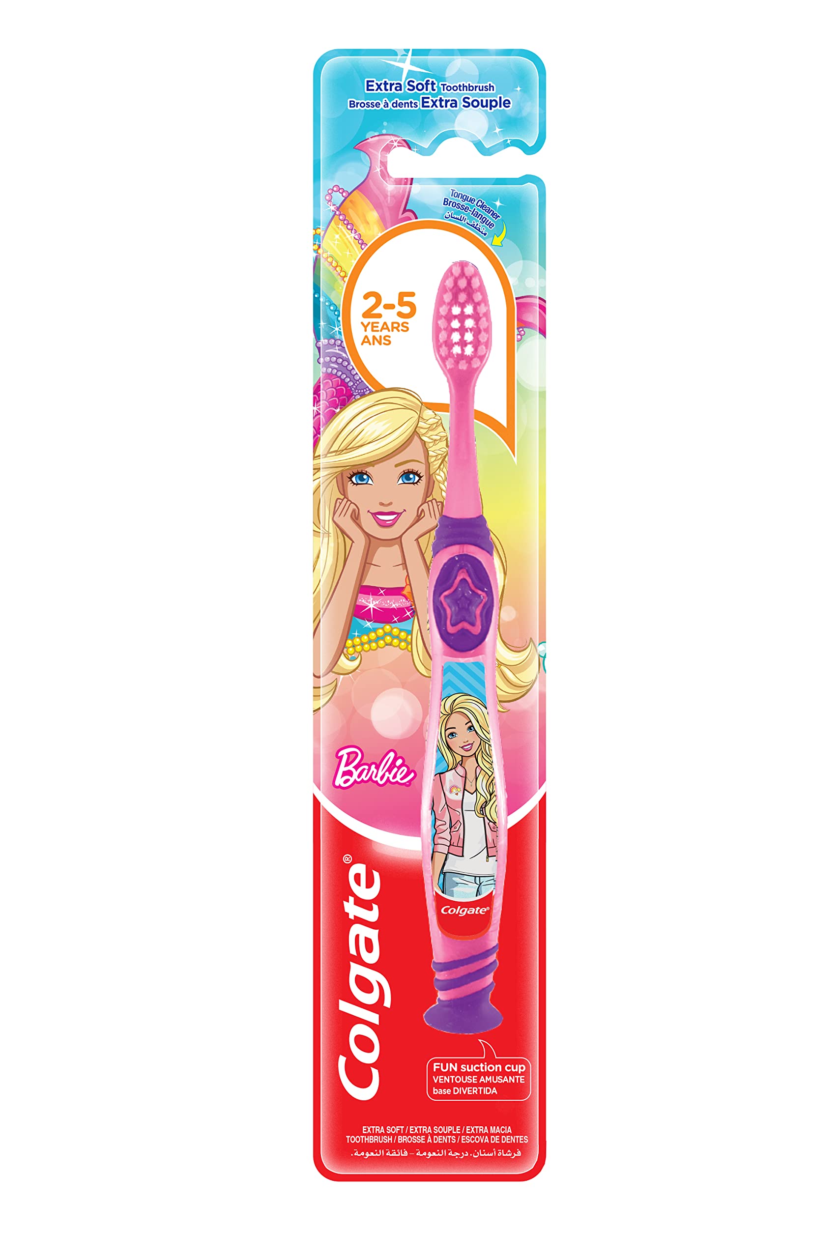 Colgate Kids Toothbrush Barbie 2-5 Years Extra Soft Toothbrush