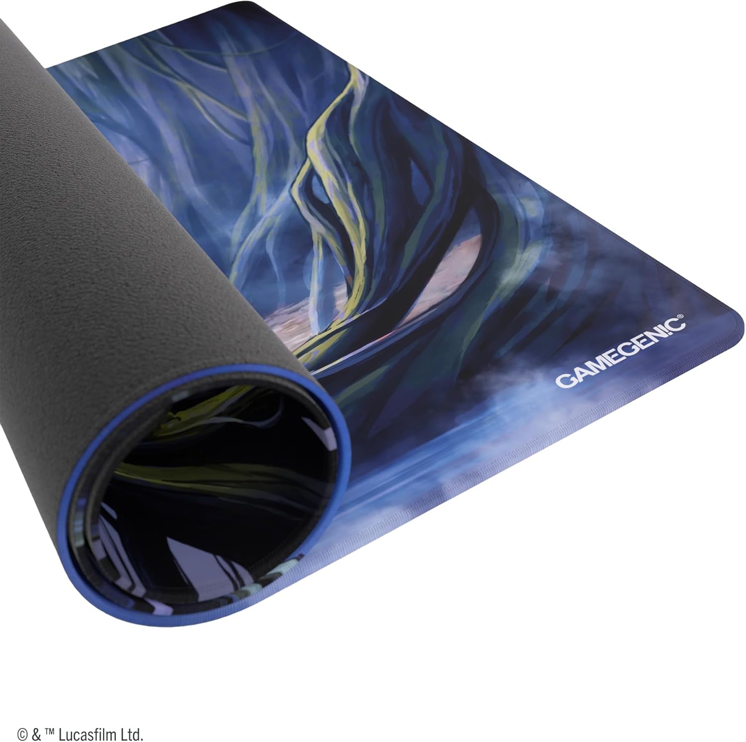 Star Wars Unlimited Dagobah Game MAT - Officially Licensed, Full-Color Printed, Playmat, Slip-Resistant 24" by 14" Rubber Mat, Compatible with TCGs & LCGs, Made by Gamegenic