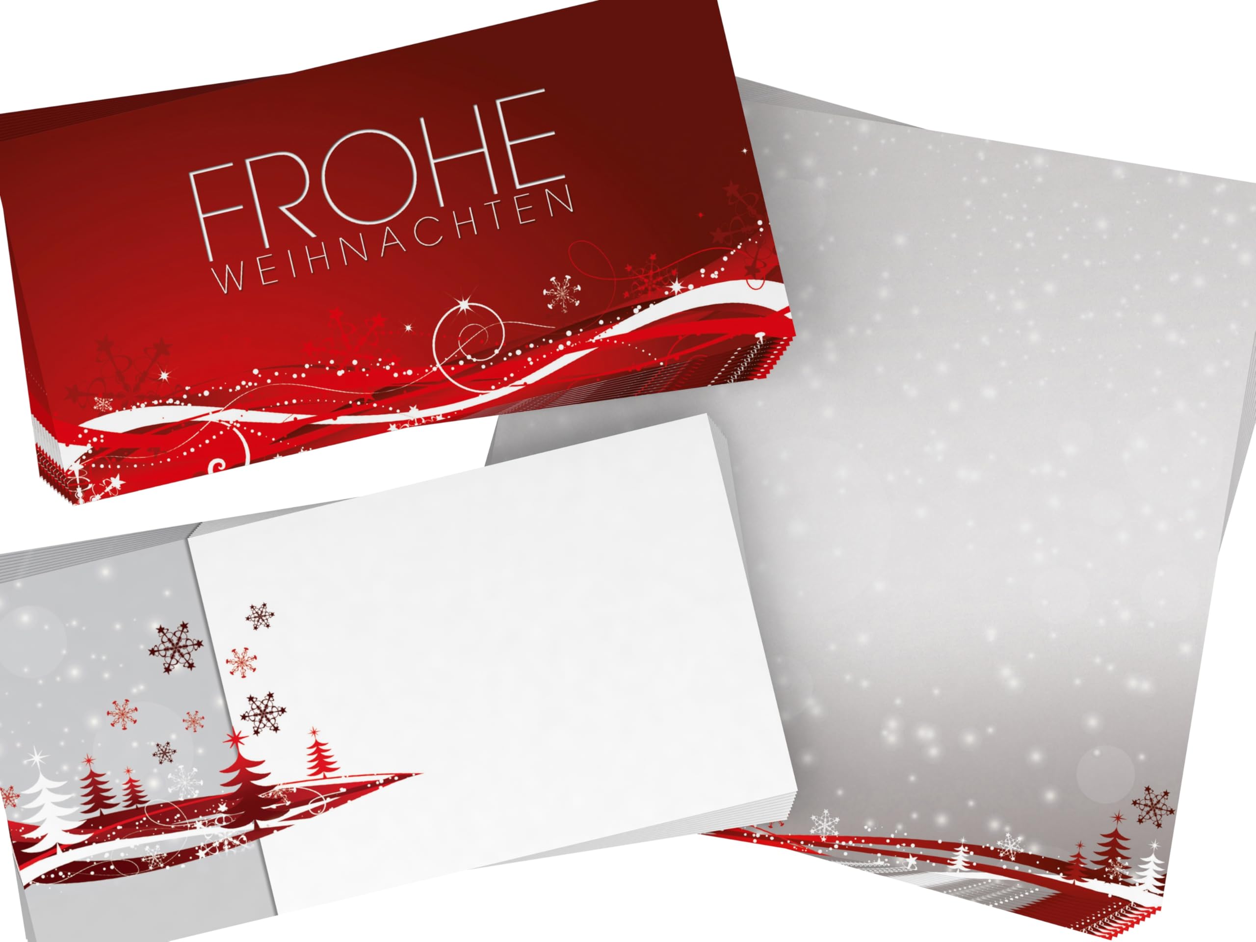 Tarjetas de Navidad fijo de amor, 100 unidades, tarjetas de – Tarjetas de felicitación Incluso imprimibles