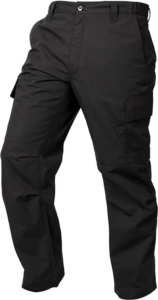 LA Police Gear LAPG Men's Core Cargo Tactical Pants, Stretch Waistband, Lightweight & Durable Ripstop CCW Cargo Pants for Men