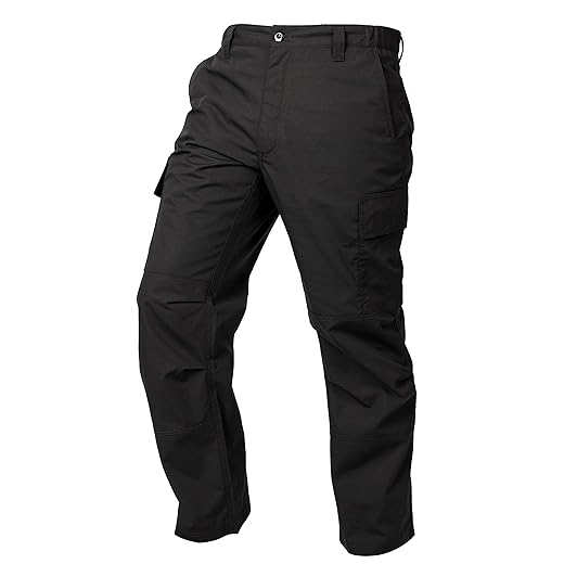 LA Police Gear Men's Core Cargo Lightweight Tactical Pants, Durable Ripstop Cargo Pants for Men, Stretch Waistband CCW Pants