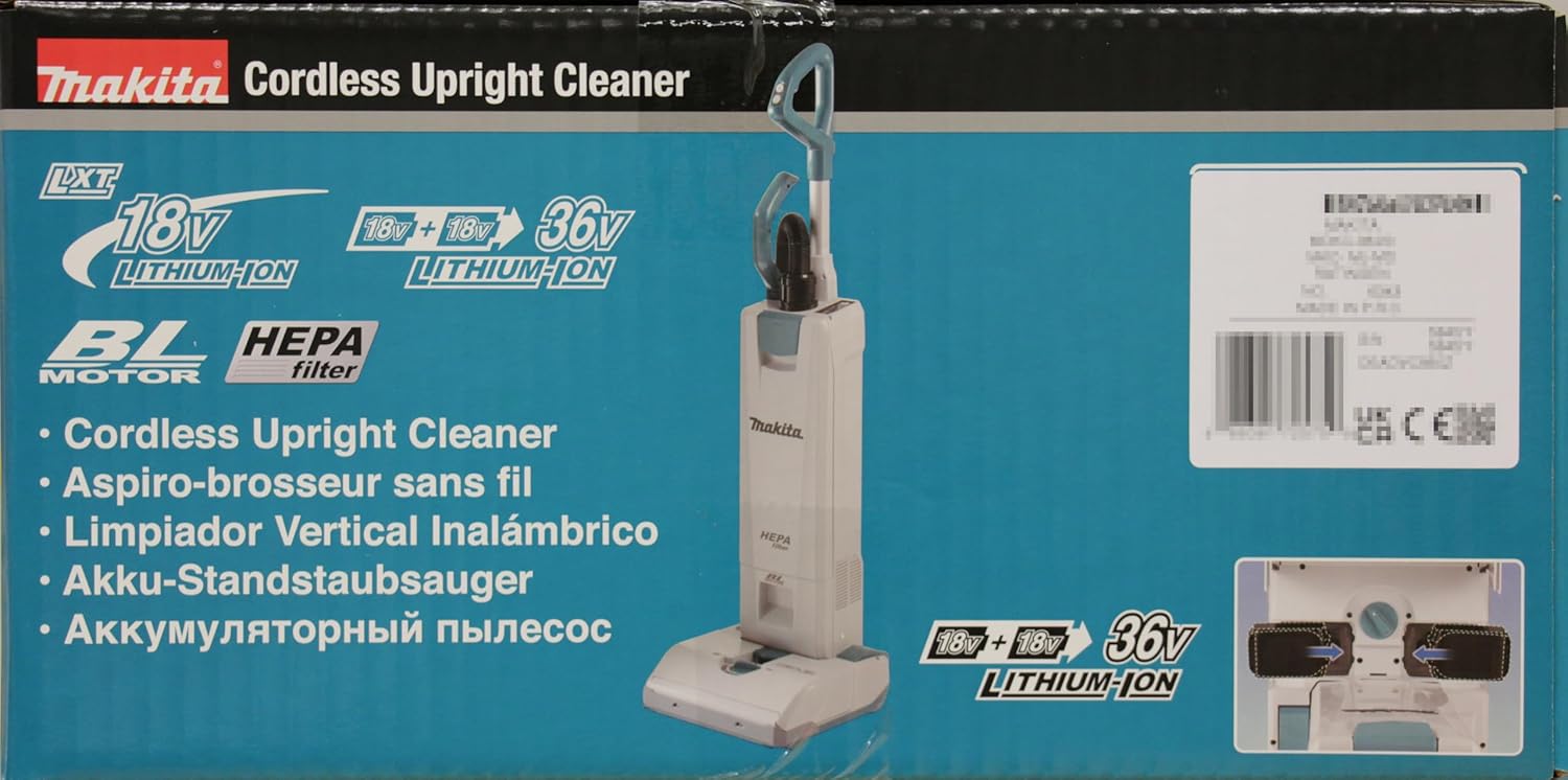 Box for a Makita Cordless Upright Cleaner