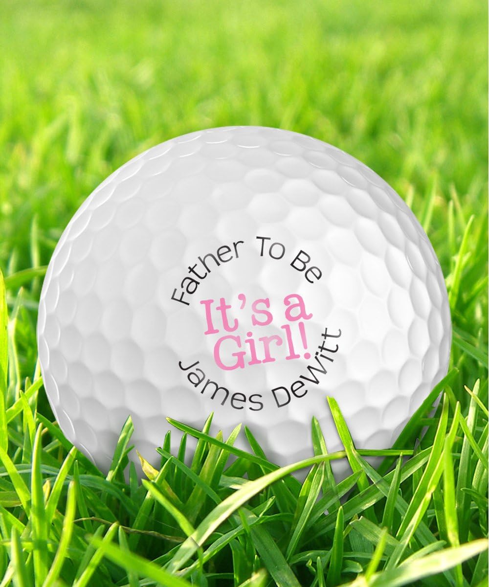 Infusion New Father Golf Balls - Personalize The Name (12 Balls)