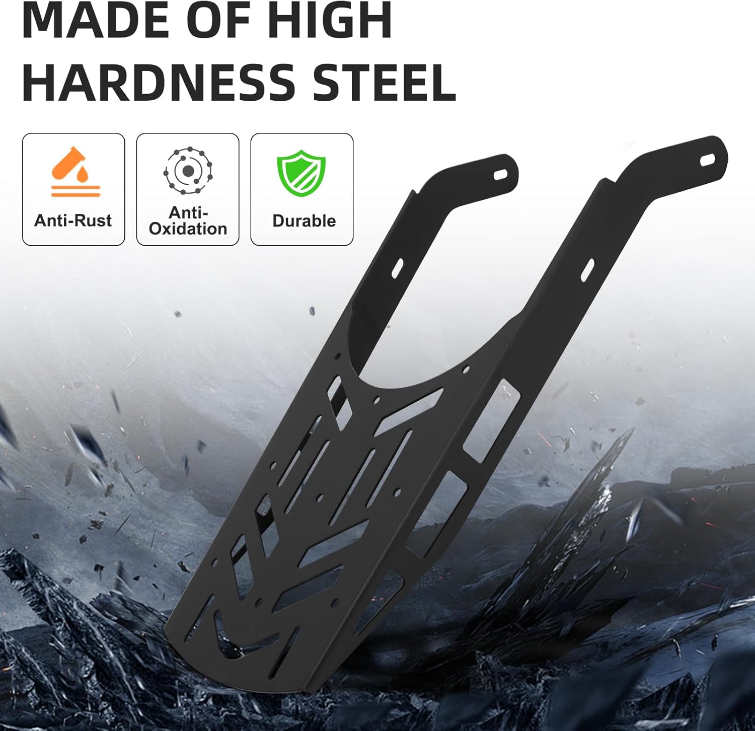 Rear Luggage Rack for Super 73 RX/R Adventure Series/R Brooklyn/R/R Blackout SE, High Toughness Rear Luggage Carrier, Steel Tailstock Bracket Accessories for Super 73 R Series