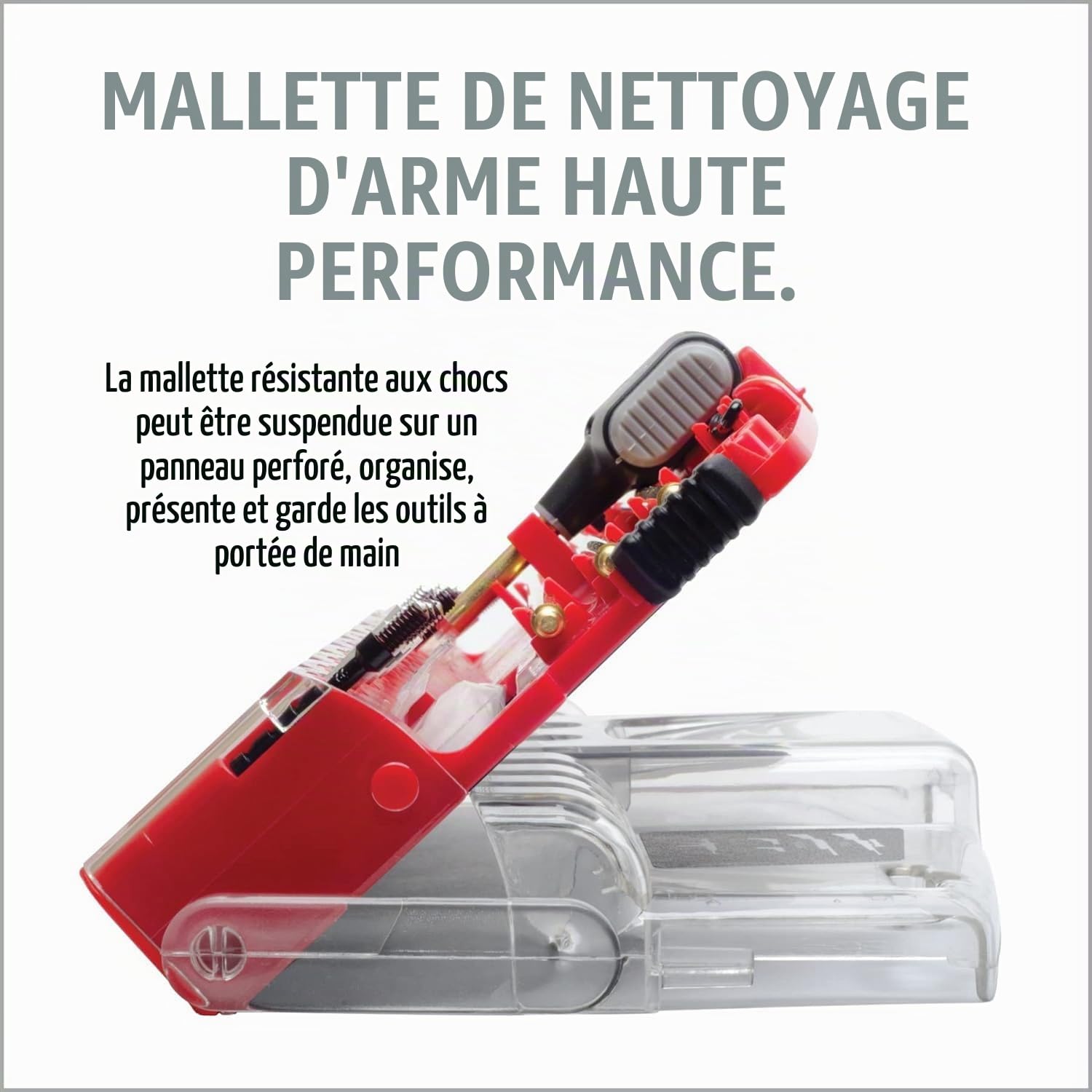 Real Avid Gun Boss Pro Kit de Nettoyage pour Armes (de Poing, d’Epaule, Lisses et Rayés) Accessoire Mixte, Noir, no Size