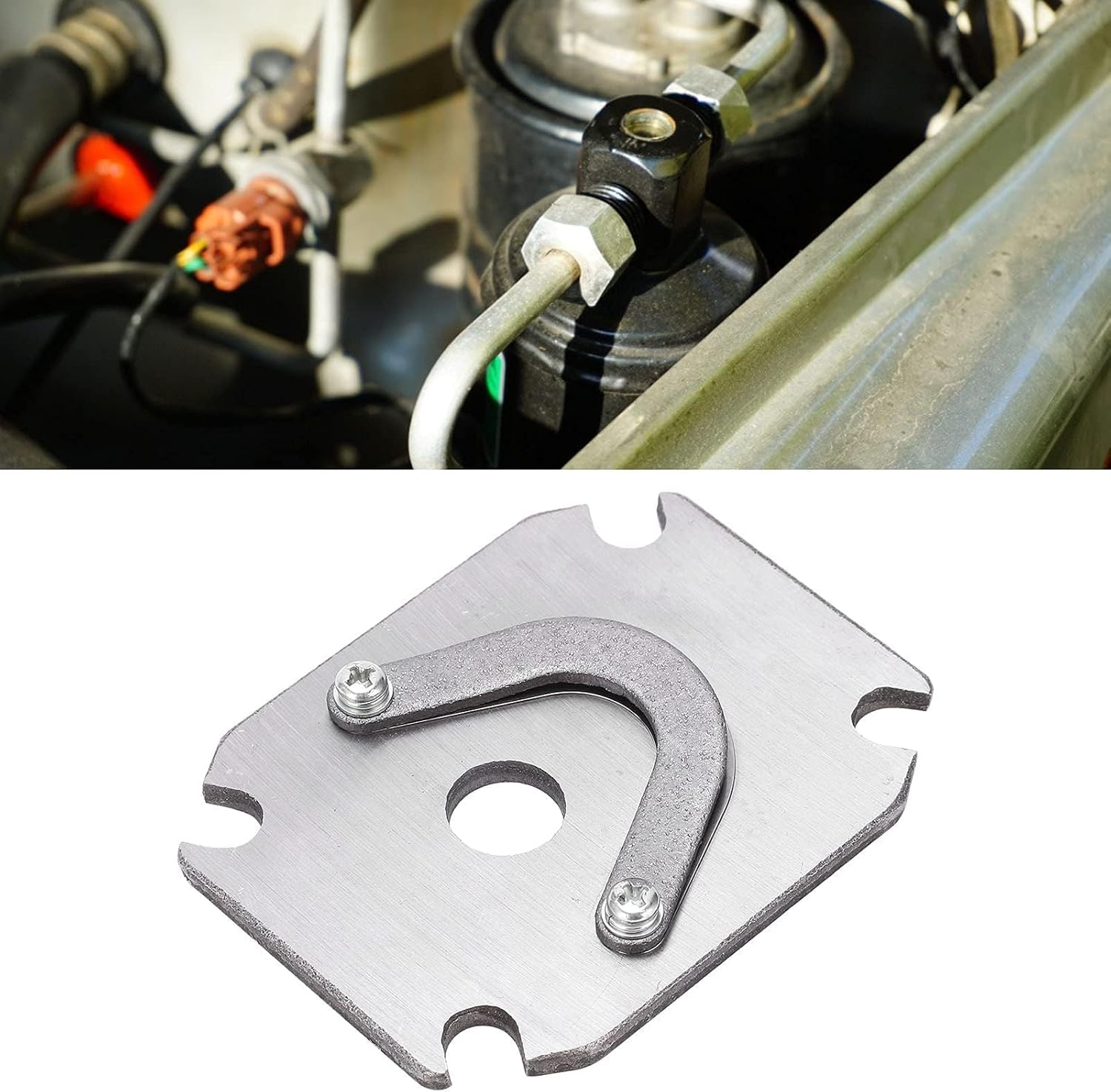 Air Compressor Valve Plate Set Reed Valve Kit Tongue Shape V Plate Metal Parts Accessory 3/8in 48x72mm 1P 2.5P 3P 4P