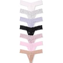 Victorias Secret Womens Lacie Thong Panties, Underwear Pack