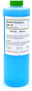 10.00 pH Standard Buffer Solution, Blue, 500mL - The Curated Chemical Collection