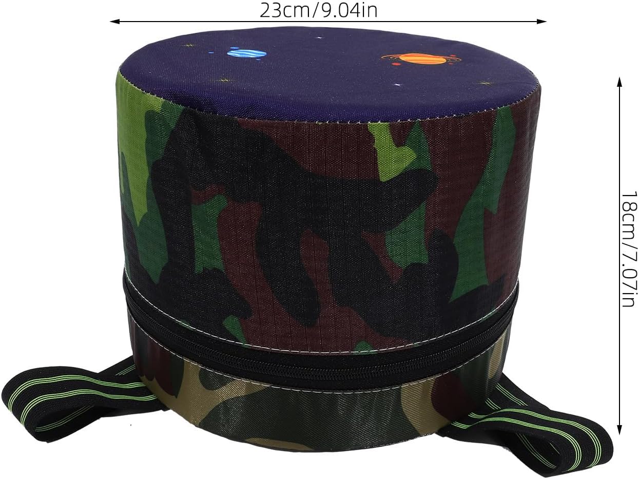 Portable Farming Stool Wearable Gardening Seat 18cm High Foam Sturdy Outdoor Work Stool for Seniors Lightweight Camping and Field Work Random ColorNO.183