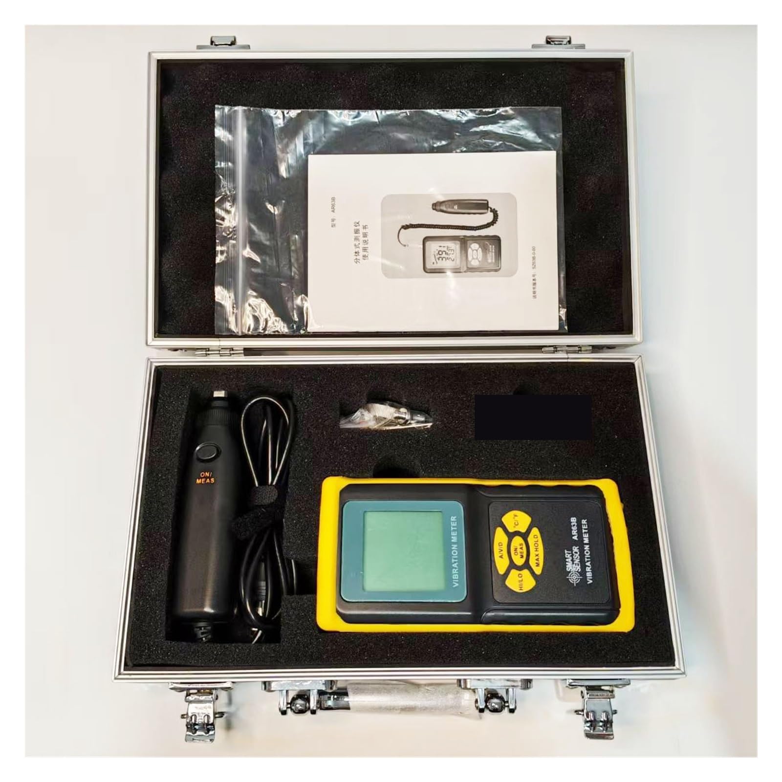 Mechanical Fault Detector Vibration Tester AR63B High Precision Meter for Industrial Inspection