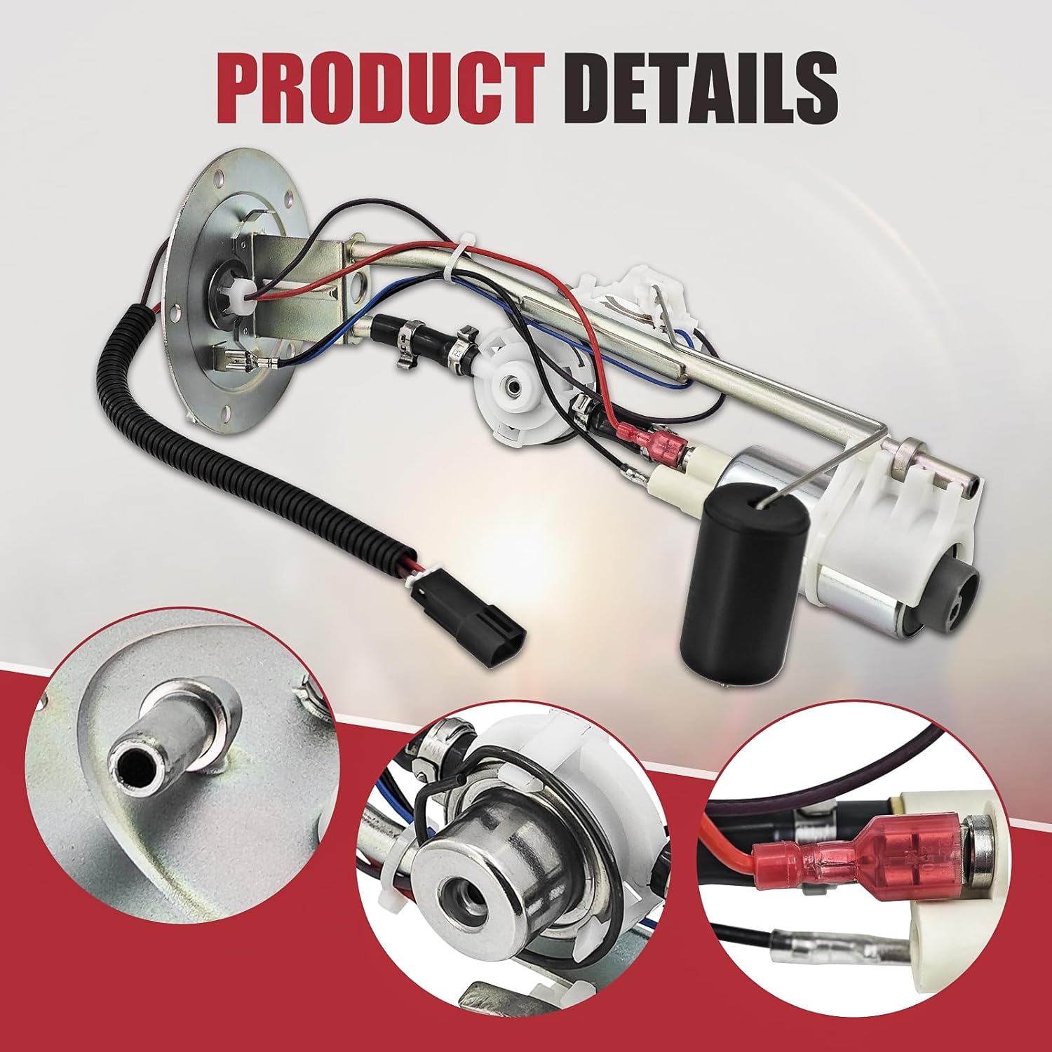 47-1048 5-Bolt Fuel Pump Assembly compatible with Polaris Sportsman 700 EFI 2006 2007 2008 Fuel Pump Module fits for Polaris Sportsman 800 EFI 2005-2008 Replacement# 2520496 2520776