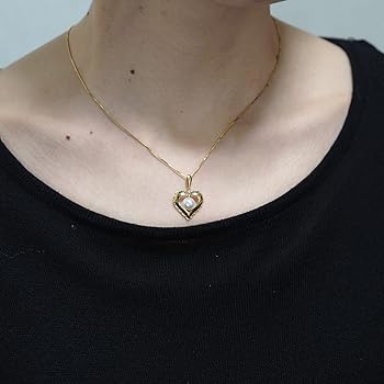 K18 ハートトップ パールネックレス 楽天市場】【今だけブラックフライデー限定！7%OFFクーポン！】 パール