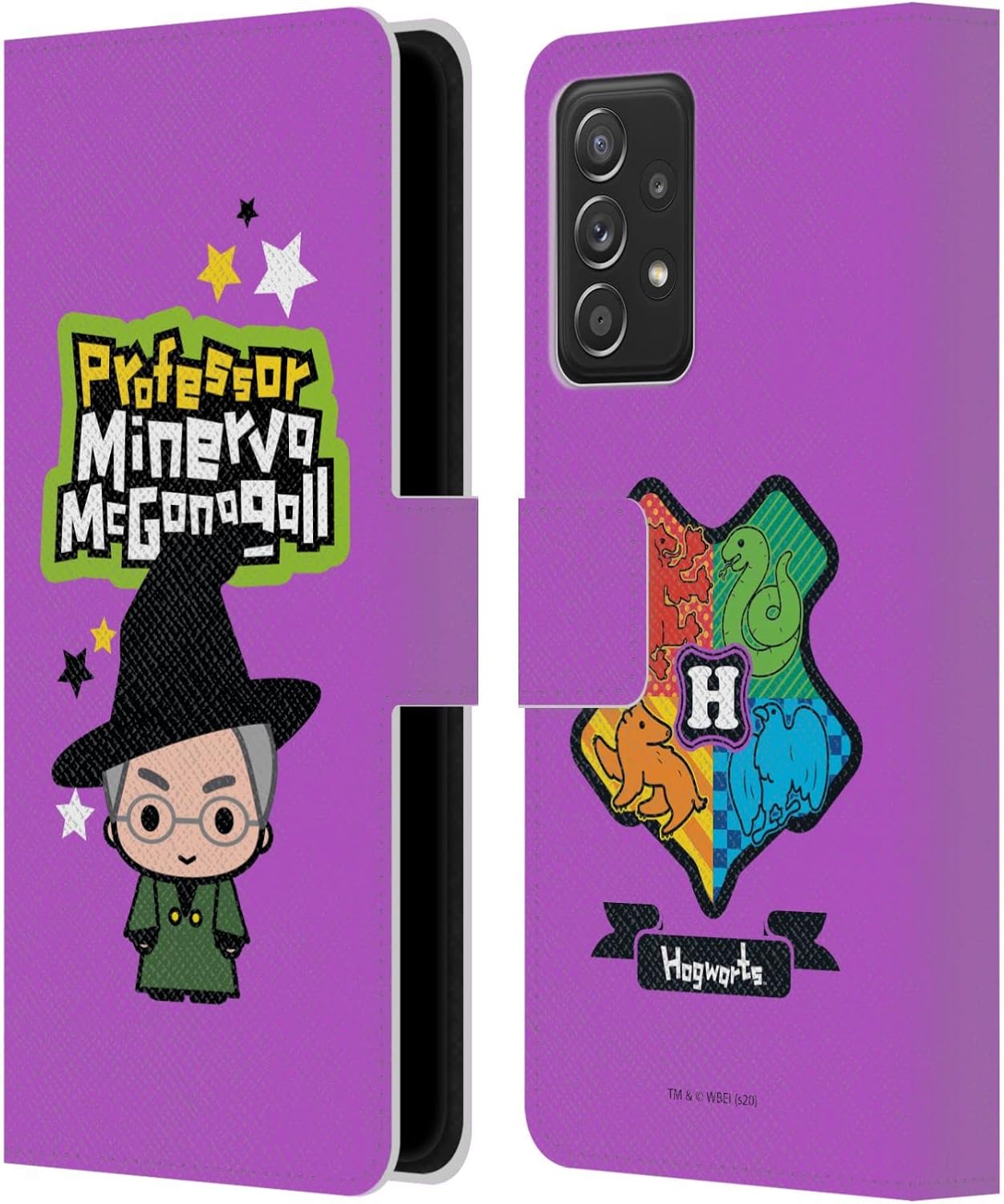 Head Case Designs Officially Licensed Harry Potter Professor Mcgonagall Deathly Hallows XXVIII Leather Wallet Case Compatible with Samsung Galaxy A53 5G (2022)