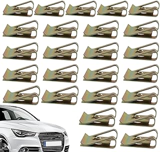 U型ナット | スプリング ハードウェア クリップ ファスナー 部品,鋼製 U型ナット,自動車バンパー RV トレーラー オフロード車 エンジンカバー ナンバープレート取付に