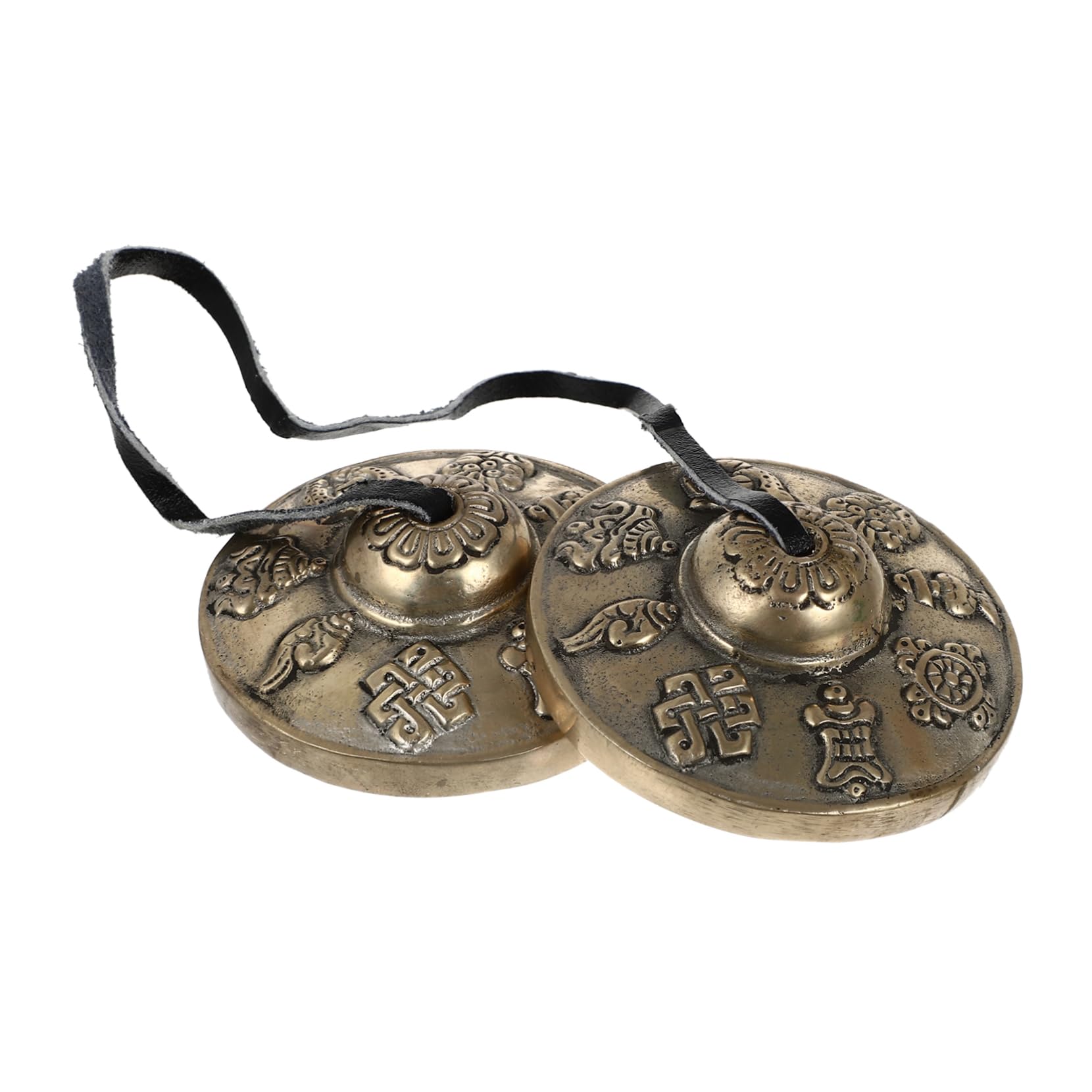 Reines Kupfer Beckenglocke Handgefertigt Meditationsglocke Yogaglocke Kupfer Schlaginstrument für Achtsamkeit und Klangheilung