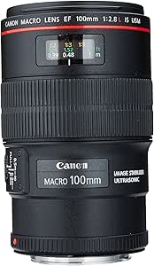 Canon EF 100mm f/2.8L IS USM Macro Lens for Canon Digital SLR Cameras, Lens Only
