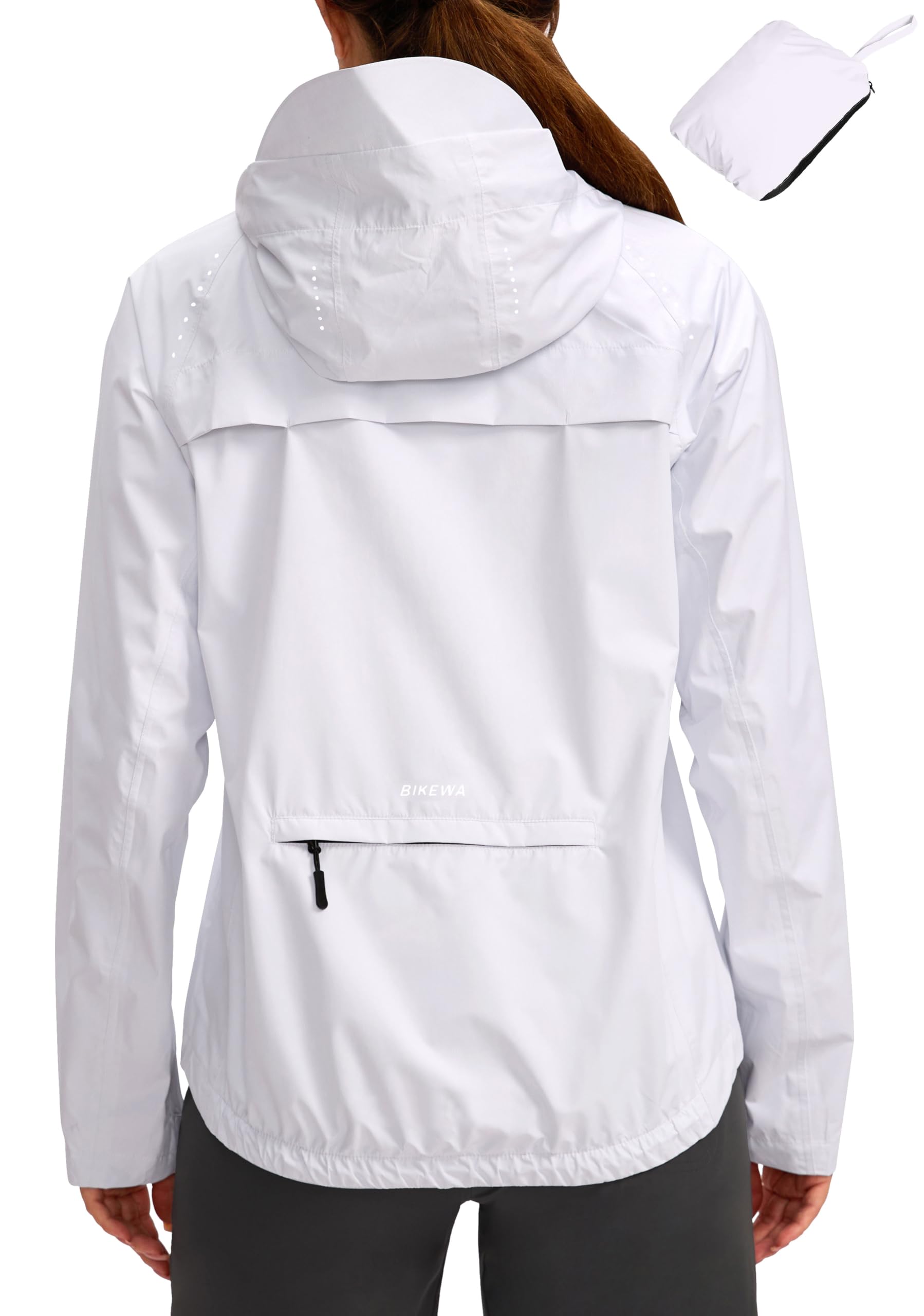 Women's Cycling Rain Jackets Waterproof Windbreaker