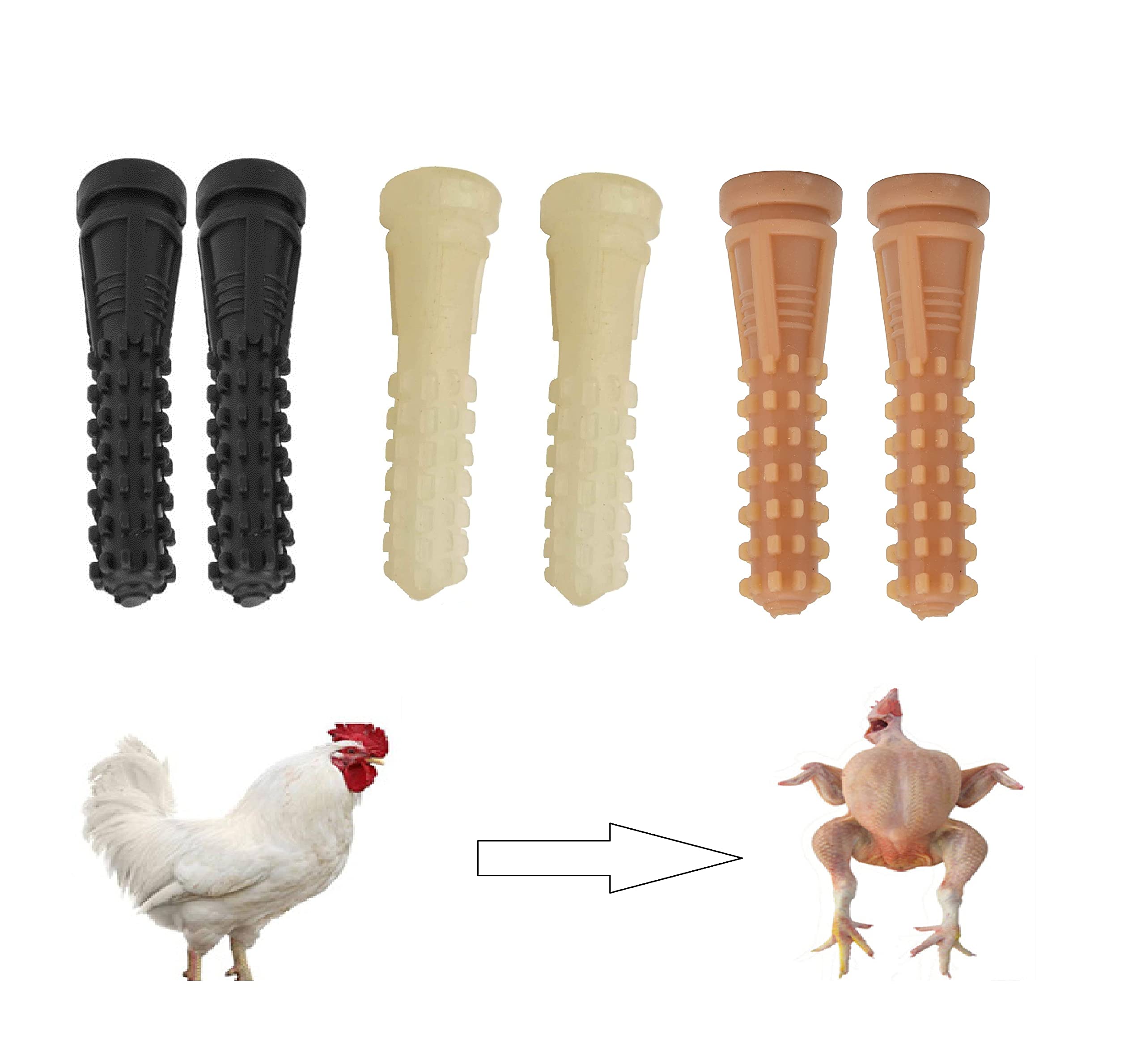 Aicon Feather Plucking Fingers Long Service Life Chicken Plucker Large Elasticity for Plucker Machine(Food Grade) - (25)