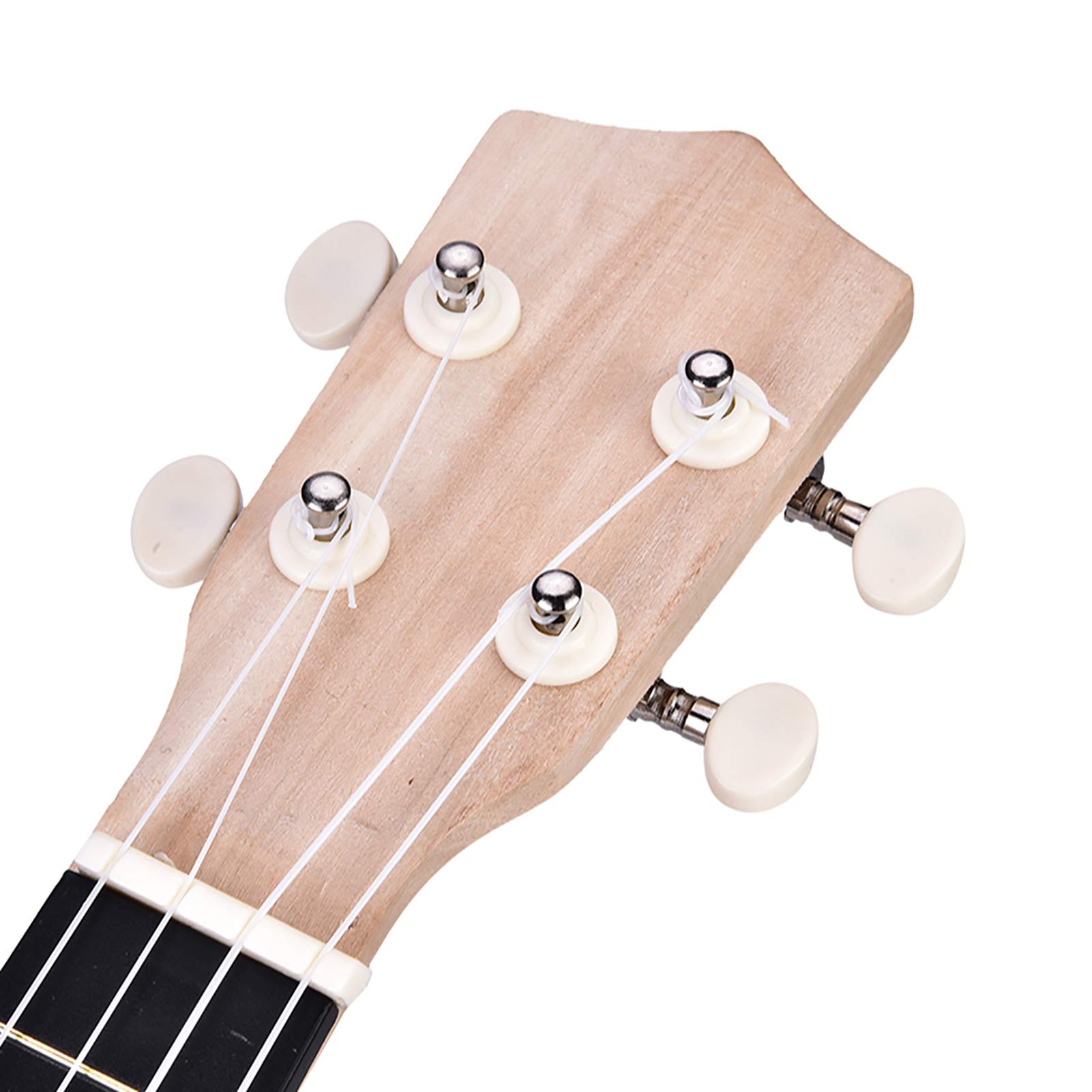 Set di ukulele soprano per bambini e adulti, 21 pollici, con custodia, chitarra per bambini, in materiale tiglio, adatto per lezioni di musica, studenti